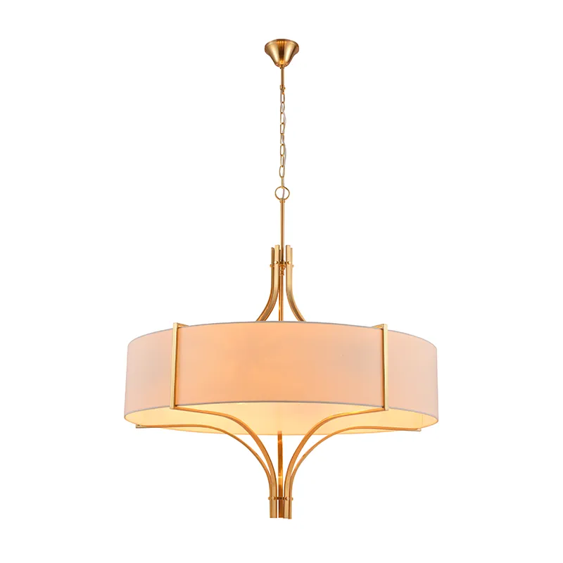 Závesná lampa s tienidlom na bubon