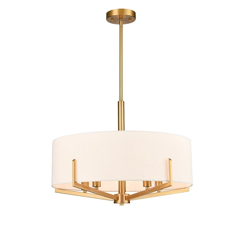Biela Látkové tienidlo Modern Chandelier